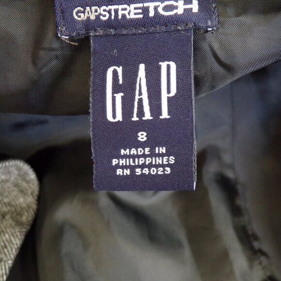 Gap gray strapless Twee Preppy  dress 8 - Picture 8 of 9